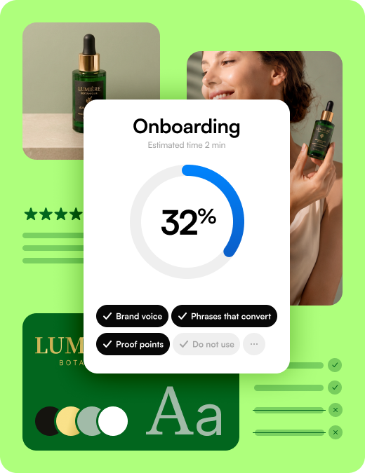 Brand DNA onboarding